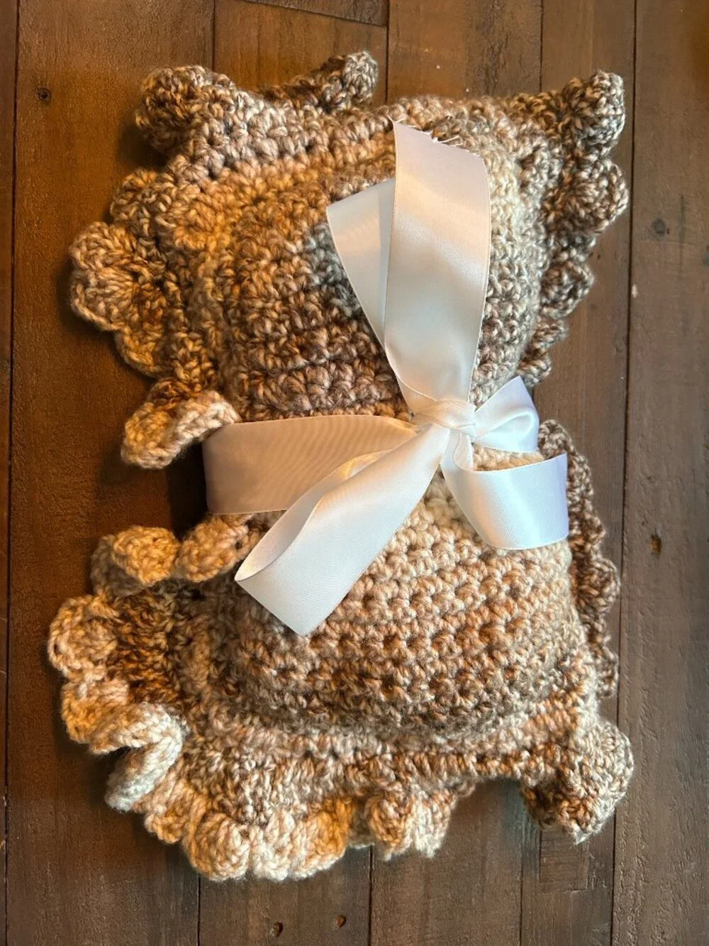 Small warm tone pillow